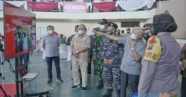 Wabub Asahan Dan Dandim Tinjau Pelaksanaan Vaksinasi Dan Resmikan Rumah Isolasi Mandiri PT. Socfindo