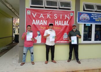 Keuchik Desa Takal Pasir Singkil Harapkan Perangkat Desa dan Warga Ikut Vaksinasi Covid-19