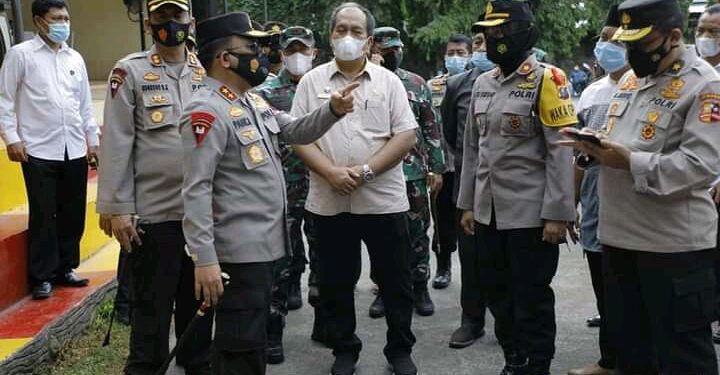Wabub Asahan Dampingi Kapoldasu Tinjau Langsung Pelaksanaan Vaksinasi Covid 19