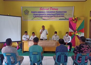 Kepala Kankemenag Aceh Singkil Membuka Bimbingan Perkawinan Angkatan 111