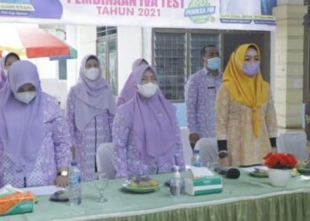 Ketua TP PKK Asahan Lakukan Pembinaan Iva Test di UPTD Puskesmas Prapat Janji