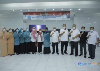 Pemkab Asahan Ikuti Kegiatan VLH Evaluasi Kota Layak Anak Tahun 2021