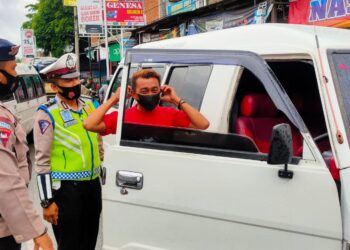Tiga Titik Diperketat Pasca PPKM Di Banda Aceh, Petugas Putar Balik 20 Kendaraan