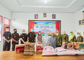 Sambut HBA Ke-61 Dan Hari IAD Ke-21 Kejari Palas Gelar Baksos Sembako Dimasa Pandemi