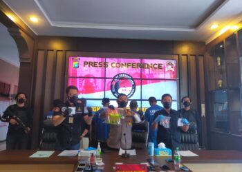 Polres Karimun Amankan 1.166,73 gram Sabu