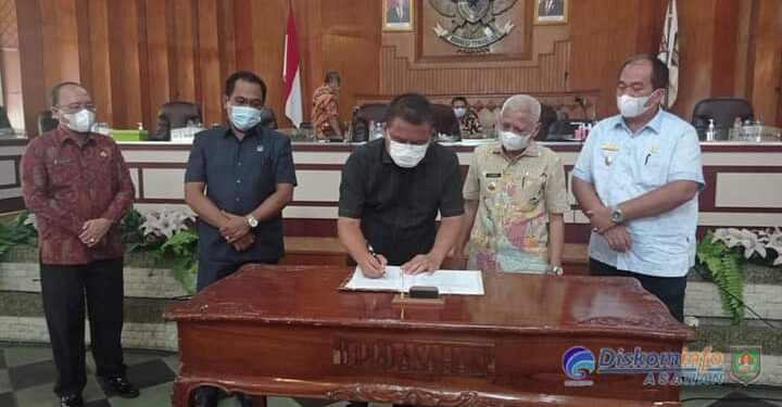 Bupati Asahan Sampaikan Pendapat Akhir Rapat Paripurna DPRD Kabupaten Asahan