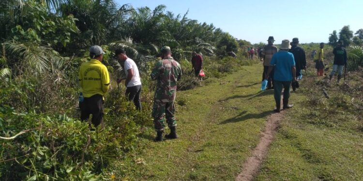 Masyarakat Tran Nelayan Desa Suka Damai, Menyambut Positif Program Padat Karya