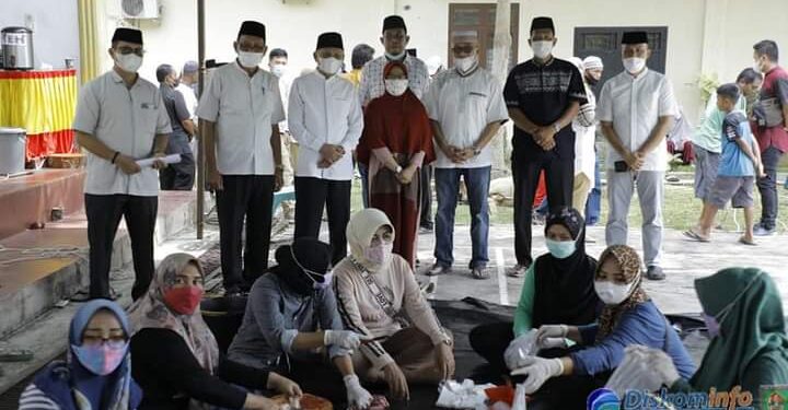 Bupati dan Wakil Bupati Asahan Tinjau Pelaksanaan Penyembelihan Hewan Qurban