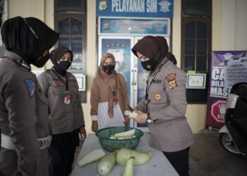 Kuah Belangong Buatan Polwan Polres Lhokseumawe Untuk Pasien Covid-19
