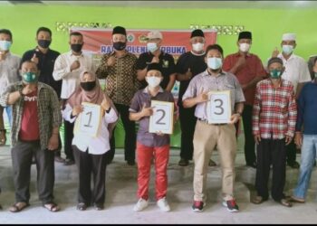 Rapat Pleno Terbuka, 3 Calon Kepala Desa Pangke Barat Siap Bertarung