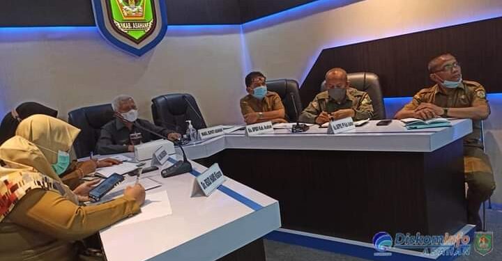 Gubsu Zoom Meeting Dengan Kepala Daerah se-Sumut