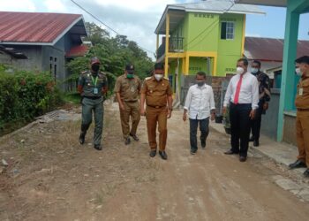 Wabup Lingga Minta Partisipasi Warga Awasi Pengerjaan Proyek Ditengah Pandemi