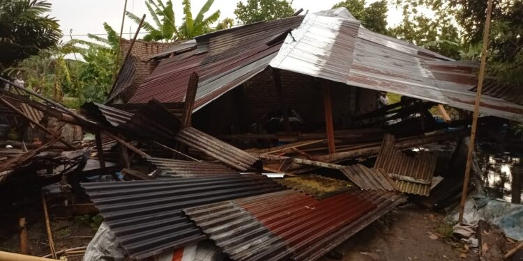BPBD Serdang Begadai Lakukan Pendataan di Wilayah Terdampak Angin Kencang