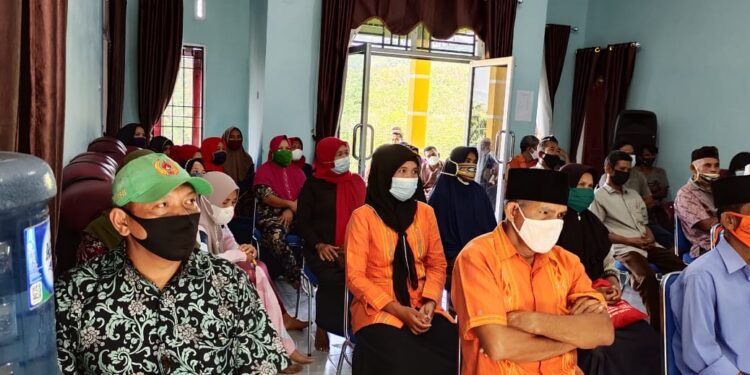 Tapsel Berlakukan PPKM, Pemerintah Desa Adakan Sosialisasi