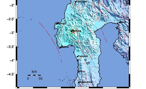 Kabupaten Mamasa Di Guncang Gempa M5,3