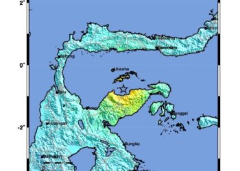 Gempa Bumi M6.5 Guncang Wilayah Kabupaten Tojo Una Una