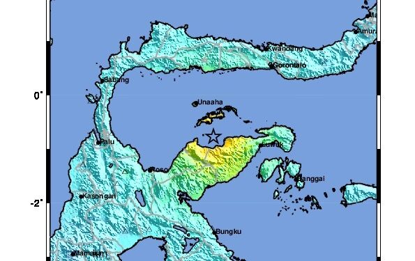 Gempa Bumi M6.5 Guncang Wilayah Kabupaten Tojo Una Una