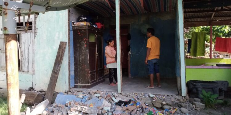 Masyarakat Telah Kembali ke Rumah Pascagempa M6,5 Tojo Una Una