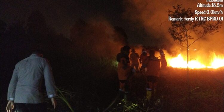 Satgas Gabungan Ogan Ilir Padamkan 4,04 Ha Lahan Terbakar