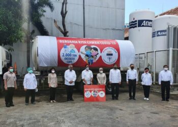 Kemenkes Dapat 2000 Ton Oksigen Cair Bantuan Gajah Tunggal Group-Yayasan UID