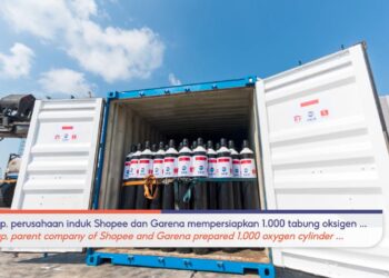 1000 Tabung Oksigen dan 1 Juta Dosis Vaksin Dari Shopee Untuk Bantu Atasi Pandemi COVID-19