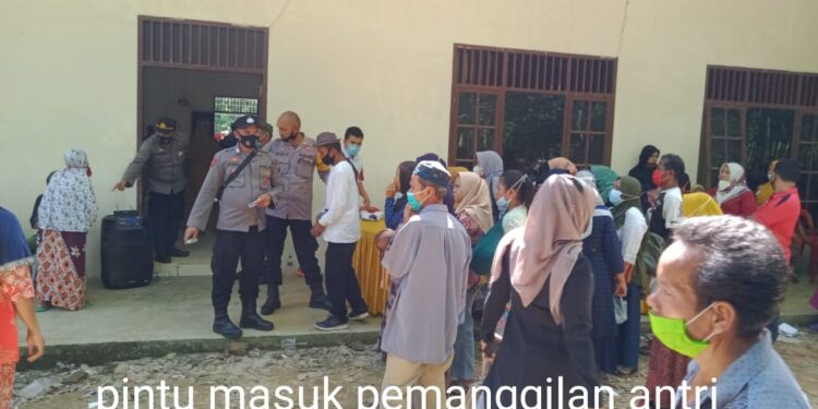 Dalam Rangka HUT Bhayangkara Ke 75, 2000 Dosis Vaksin Disediakan Untuk Lima Kecamatan Di Tapsel