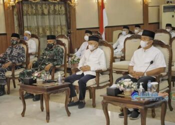 Bupati dan Forkopimda Asahan Ikuti Zikir dan Doa Kebangsaan 76 Tahun Indonesia Merdeka