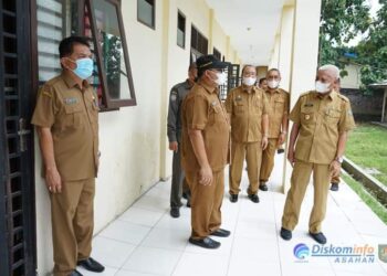 Bupati Asahan Tinjau Persiapan Gedung Isolasi Mandiri Terpadu