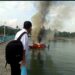 Speedboat Penumpang Terbakar