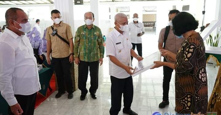 Gubsu Kunjungi PT Hijau Surya Biotechindo Dan Sosialisasi Pencegahan Covid-19 di Asahan