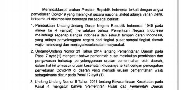 Pilkades Serentak Tahun 2021 Ditunda Hingga Bulan Oktober