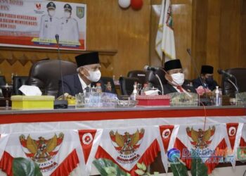 Unsur Forkopimda Kabupaten Asahan Dengar Pidato Kenegaraan Presiden RI