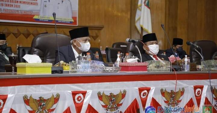 Unsur Forkopimda Kabupaten Asahan Dengar Pidato Kenegaraan Presiden RI