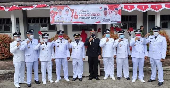 Upacara HUT Kemerdekaan RI Ke-76 Di Pulau Rakyat Diperingati Secara Sederhana