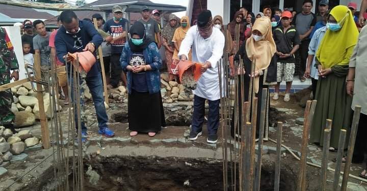 Wali Bersama Wawali Tikep Turun Bakti Sosial Pembangunan Masjid Di Kelurahan Ome Tidore
