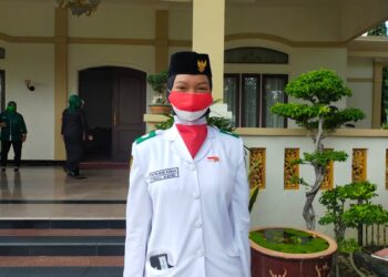 Putri Nur Azhima, salah Pasukan Kibar Bendera Pusaka (Paskibraka) Provinsi Kepri