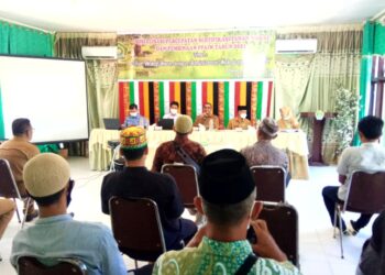 Kemenag Aceh Singkil Sukseskan Sosialisasi Percepatan Tanah Wakaf serta Pembinaan PPAIW