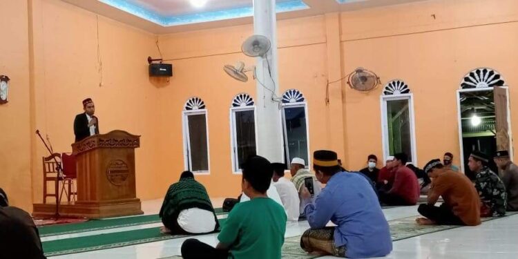 Bangun Sinergi Dakwah, Penyuluh Agama Islam Kemenag Aceh Singkil, Rutin Isi Tausiah Shubuh Berjamaah