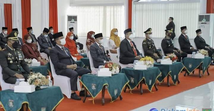Forkopimda Asahan Ikuti Upacara Detik-Detik Proklamasi di Istana Merdeka Secara Virtual HUT Kemerdekaan RI Ke-76