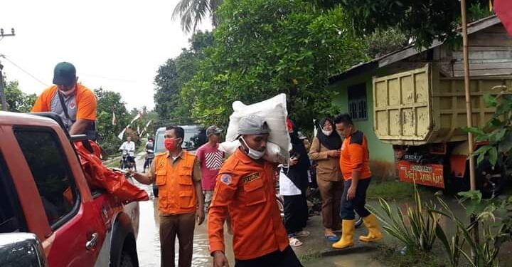 BPBD Laporkan Situasi Banjir Serta Longsor Di Beberapa Wialayah Kabupaten Asahan