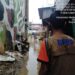 air Sungai Deli meluap sehingga Kota Medan, Provinsi Sumatera Utara