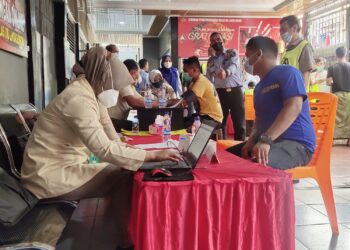 "Ini sebagai upaya kita dalam memutus mata rantai penyebaran serta untuk mendukung program pemerintah tentang pelaksanaan vaksin,"kata Yusnaidi, KalLapas Kelas IIB Lhoksukon.