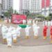 Tim Kesehatan Wisma Atlet Kemayoran Gelar Upacara HUT RI Ke 76