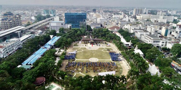 Wali Kota Medan Bobby Nasution tengah mengagendakan revitalisasi Lapangan Merdeka