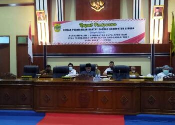 DPRD Lingga Gelar Paripurna Penghantar KUA PPAS APBD Perubahan 2021