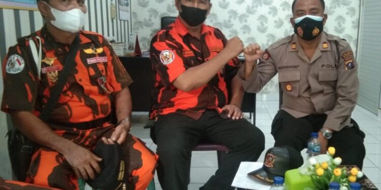 Kapolsek Pulau Raja Terima Audensi PP Pulau Rakyat, Jalin Kemitraan Kantibmas