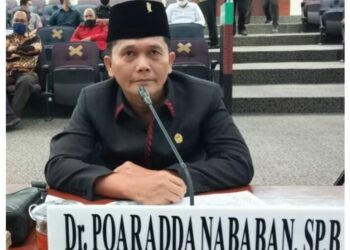 Anggota DPRD Komisi E Sumut, Dr Paorada Nababan SP,B