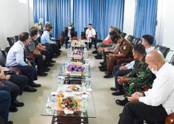 Ketua Komisi I Sambut Kedatangan Kunker Wamenkeu di Natuna