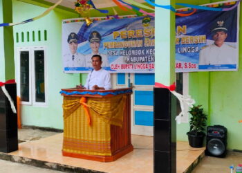 Ketua DPRD Lingga Ahmad Nashiruddin Minta Sarana Air Bersih Desa Kelombok Dijaga dan Dirawat