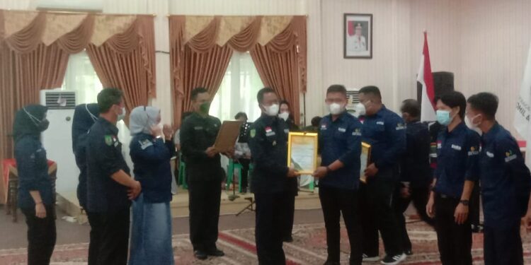 Bupati Kukuhkan Pengurus GMRB Rohil